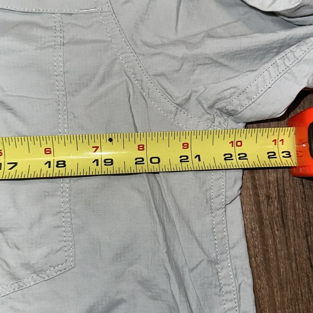 The North Face Gray Long Sleeve Button Down Shirt Mens‎ Size Large